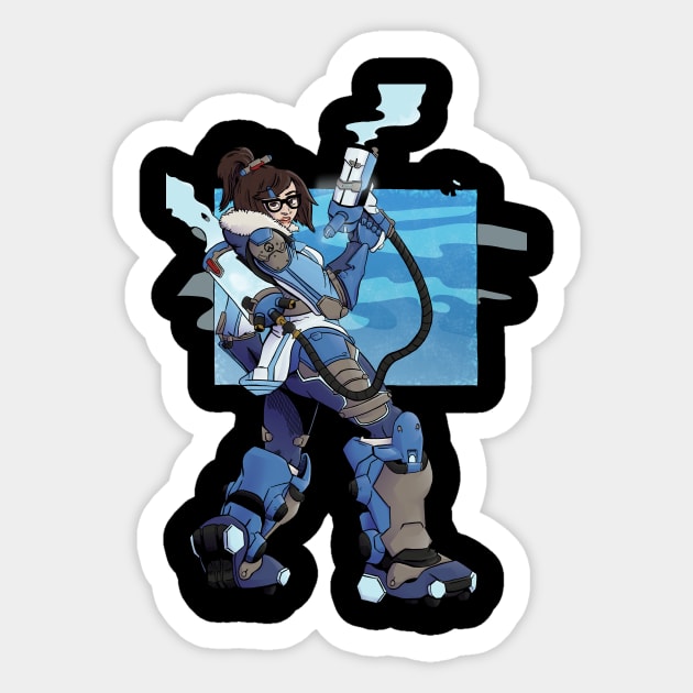 Mei Overwatch 2 Sticker by Dylan